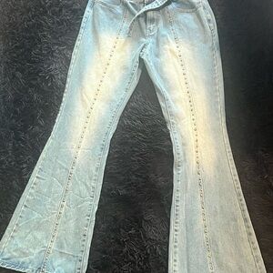 EGO Light Denim Flare Jeans